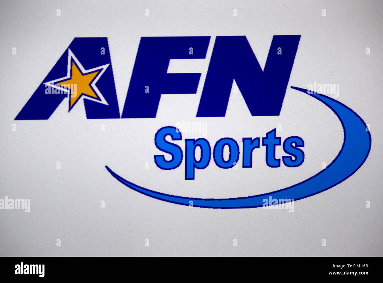 Markenname: 'AFN Sports', Berlin. Stock Photo