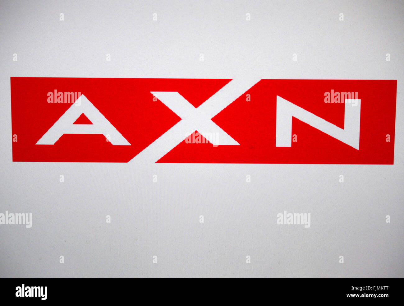 Axn logo hi-res stock photography and images - Alamy