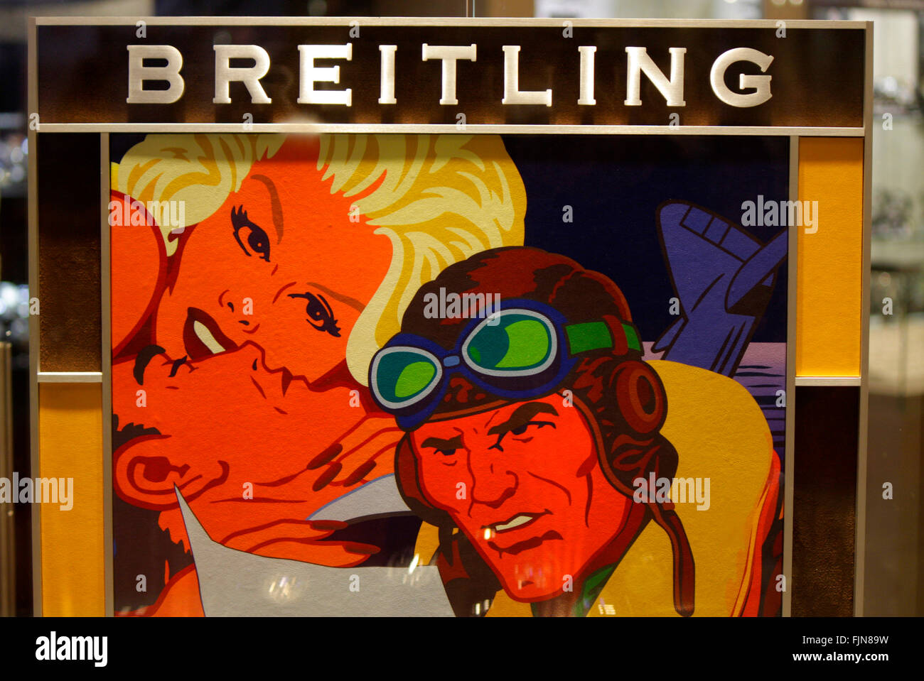 Markenname: "Breitling", Berlin. Stock Photo