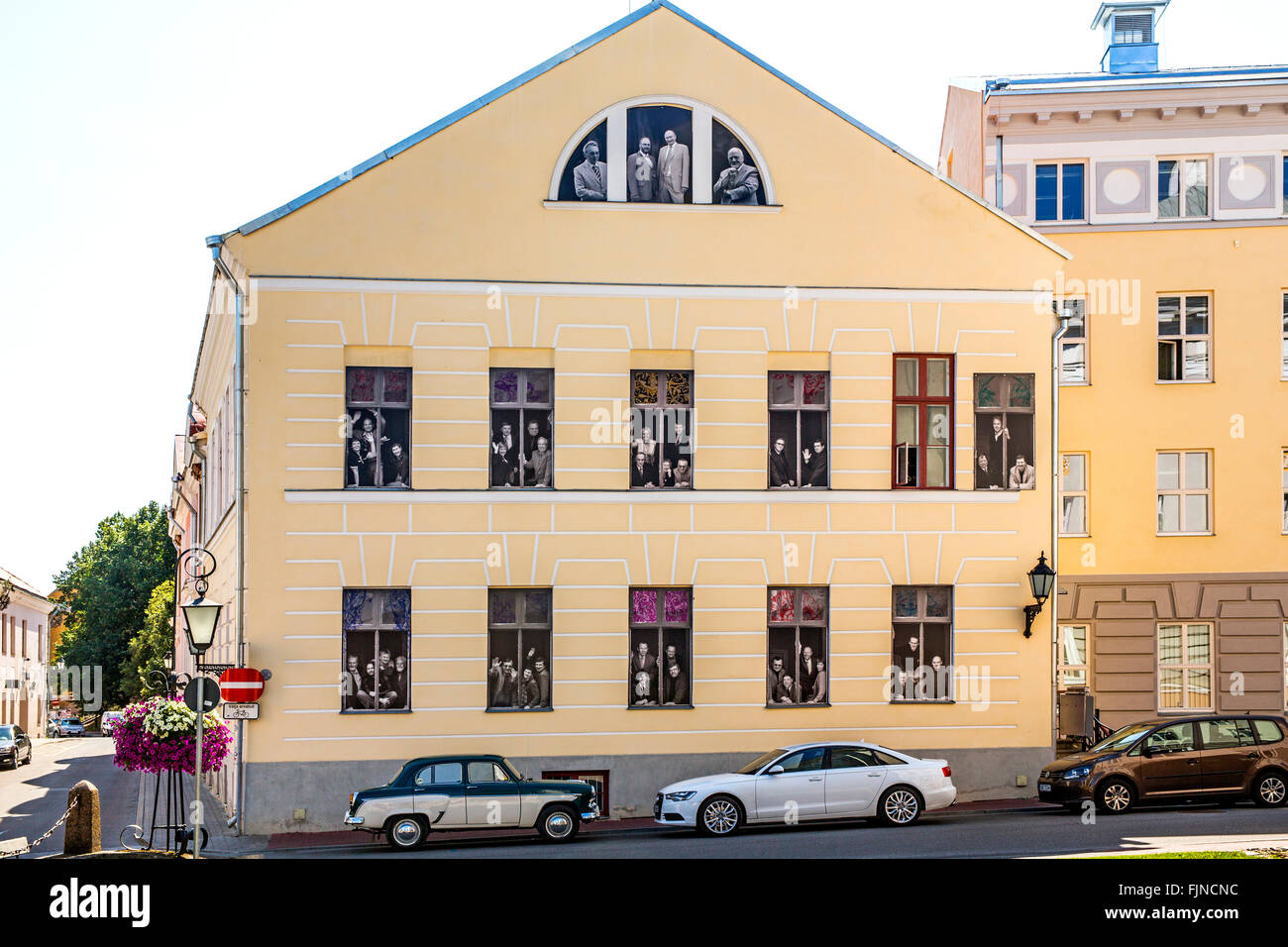 geography / travel, Estonia, Tartu, university building with ...