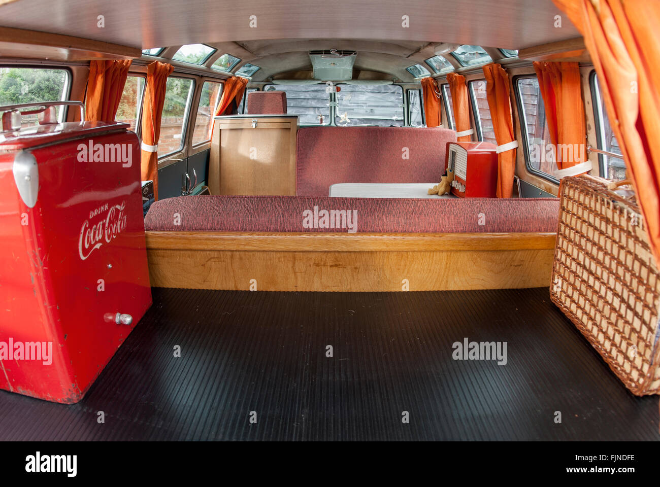 VW Split screen camper van Stock Photo Alamy