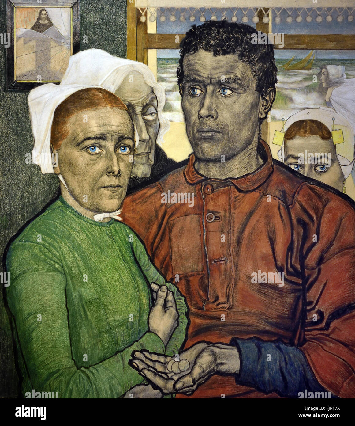 Faith and Labour Proletarian suffering 1901 Jan Toorop ( Johannes