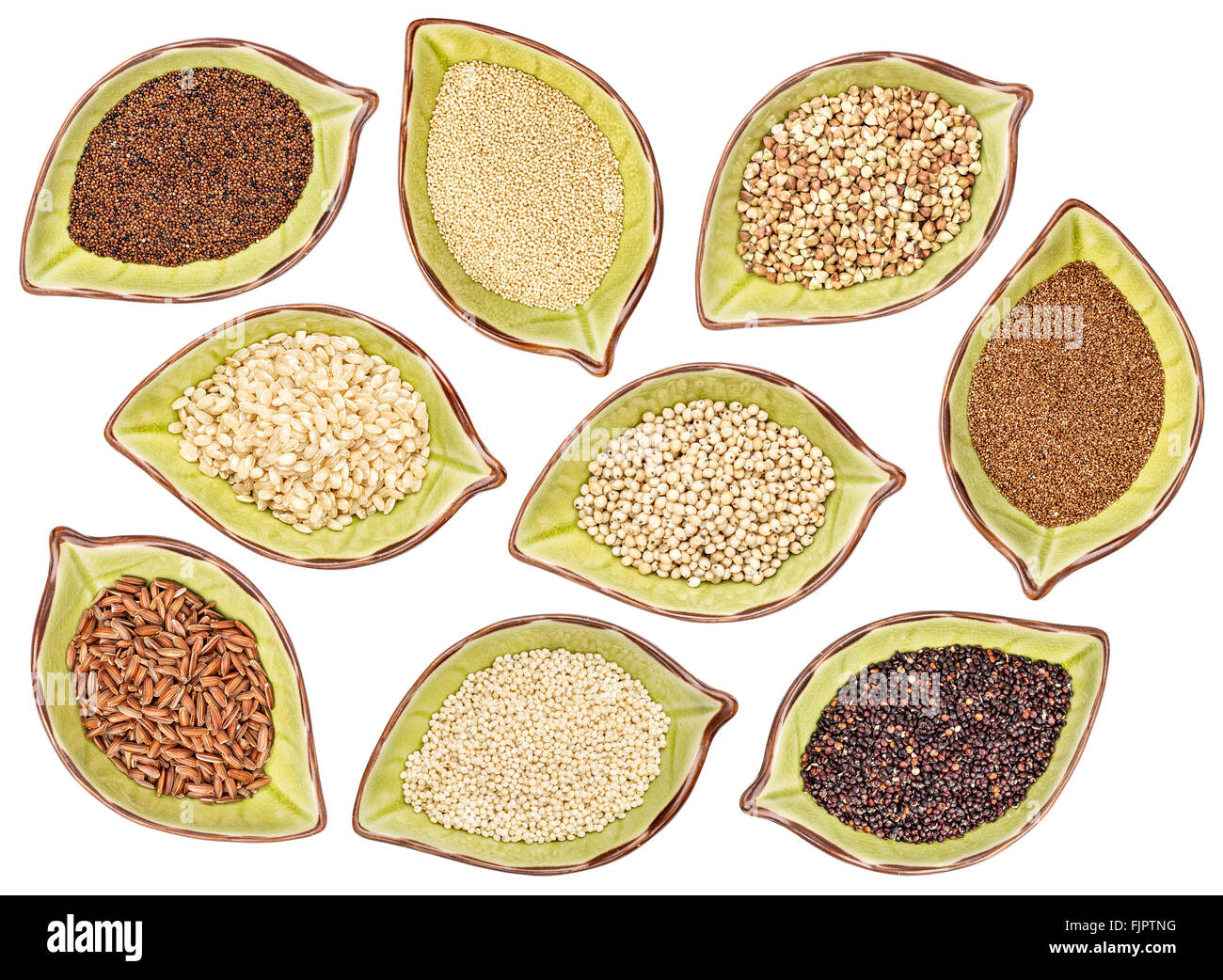 nine gluten free grains (black quinoa, buckwheat, amaranth, teff