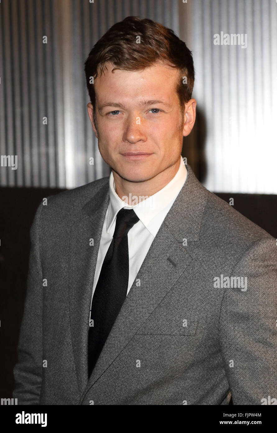 London.UK Ed Speleers at the Bright Young Things Gala at the National