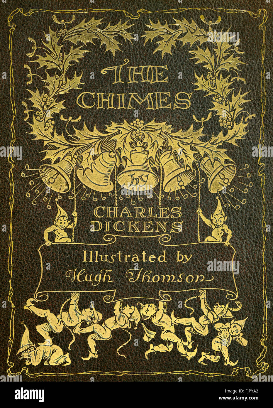Cover of The Chimes by Charles Dickens. Illustrations by Hugh Thomson