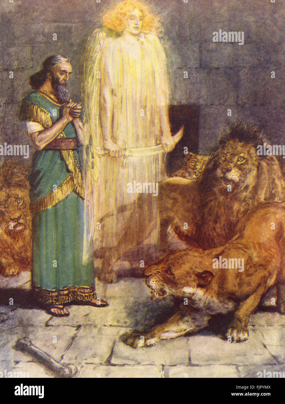 Daniel lions angel hi-res stock photography and images - Alamy