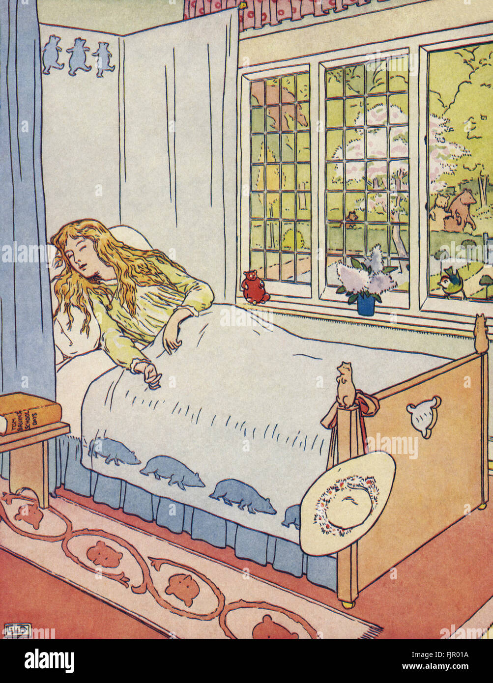 Goldilocks in bed hi-res stock photography and images - Alamy
