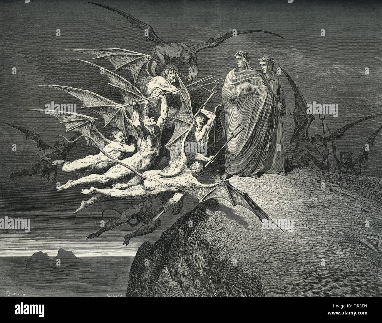 Dante Alighieri, The Divine Comedy, Inferno - Stock Image - C044/8411 -  Science Photo Library