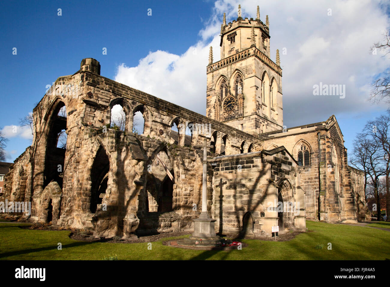 All Saints Church Pontefract West Yorkshire England Stock Photo