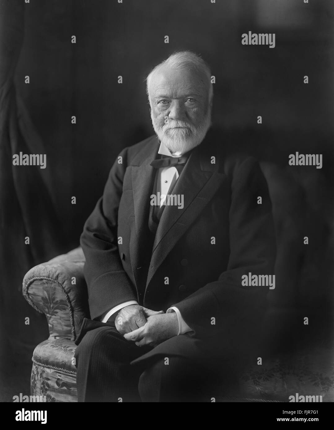 Andrew Carnegie, Portrait, circa 1910 Stock Photo
