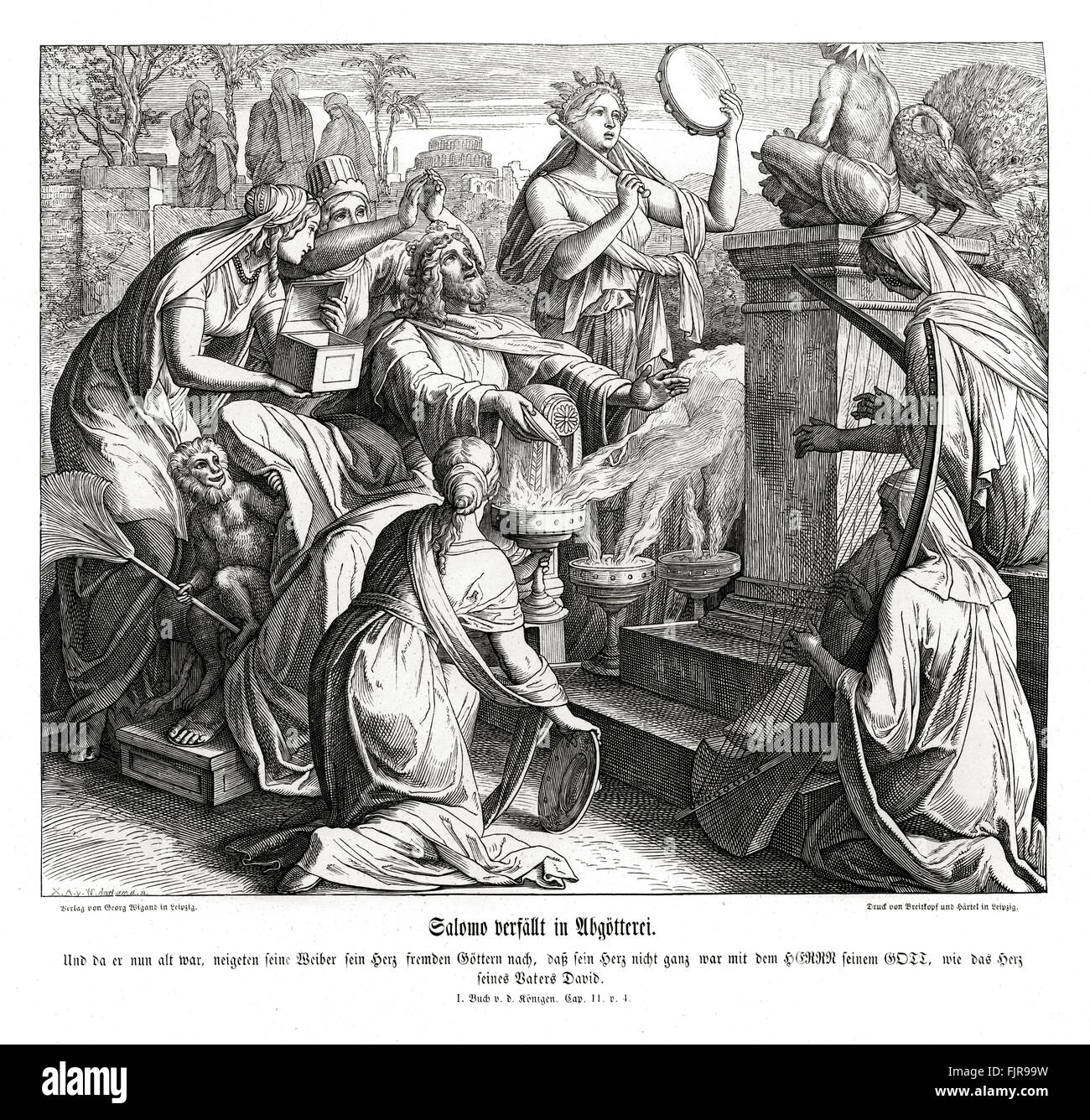 Idolatry of king solomon Cut Out Stock Images & Pictures Alamy