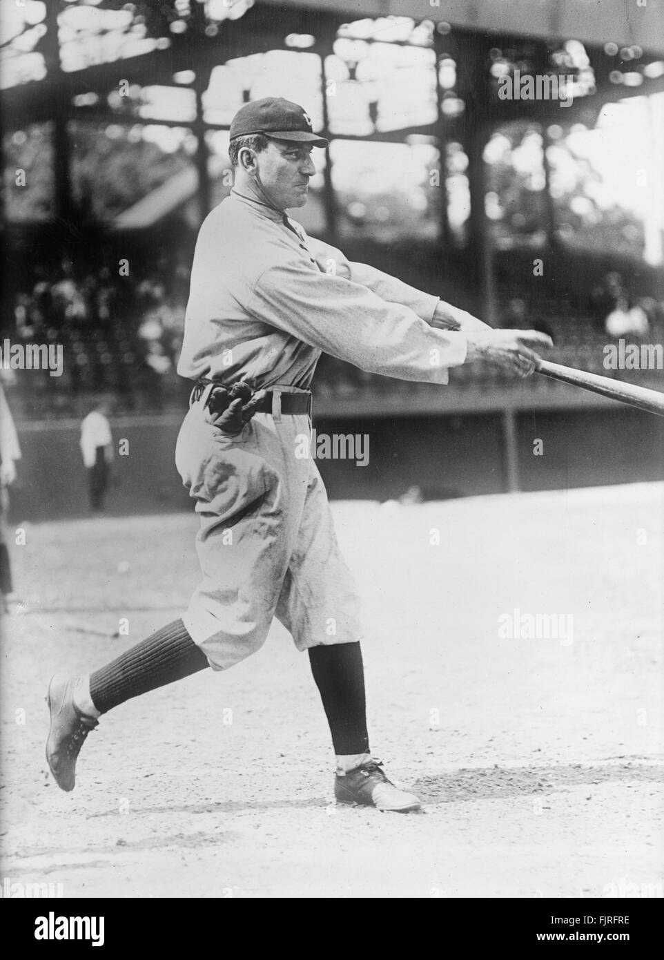 Nap Lajoie, Major League Baseball Player, Portrait, Cleveland Naps, circa 1914 Stock Photo