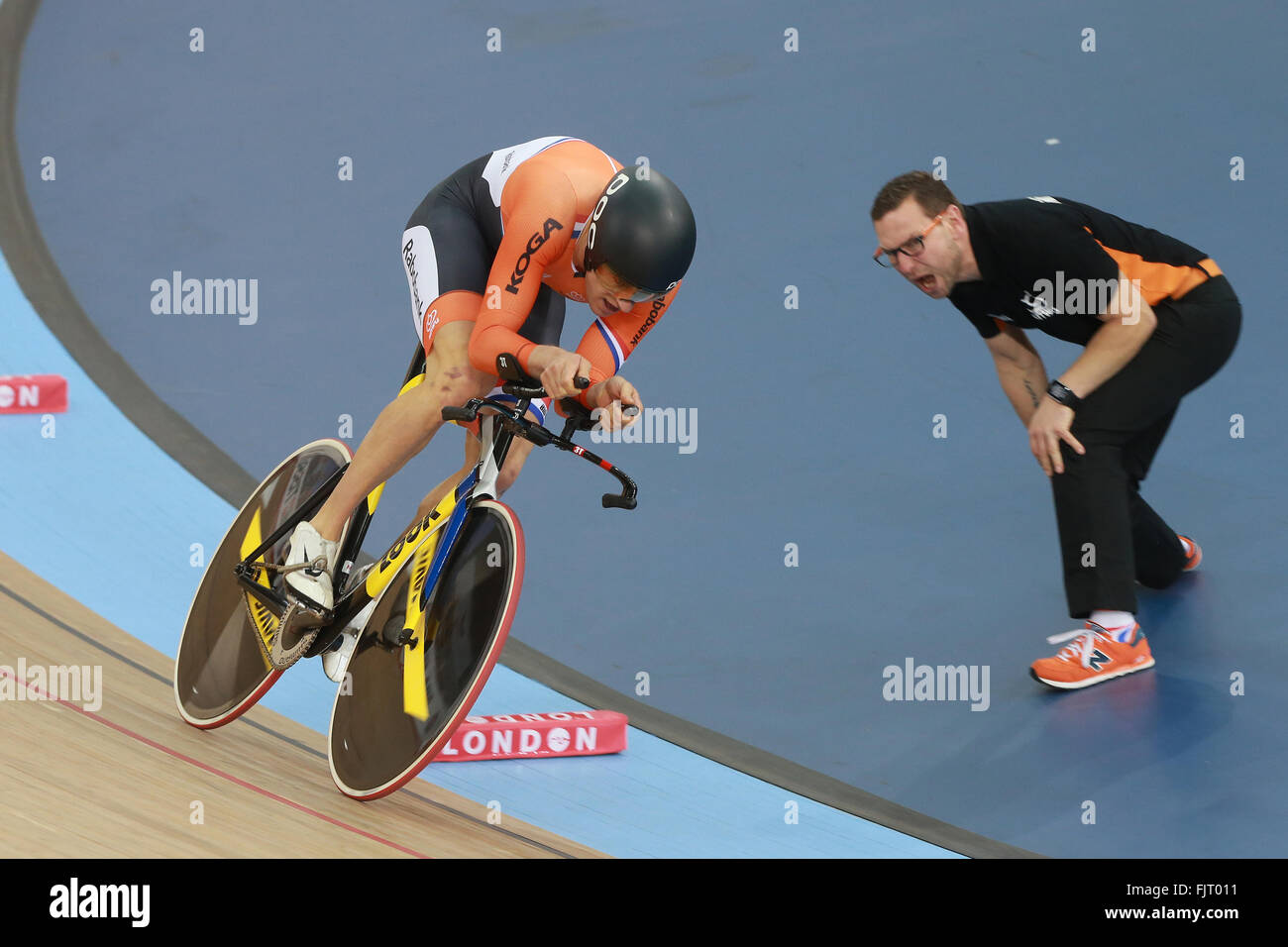 03.03.30216. Lee Valley Velo Centre, London England. UCI Track Cycling World Championships. theo
