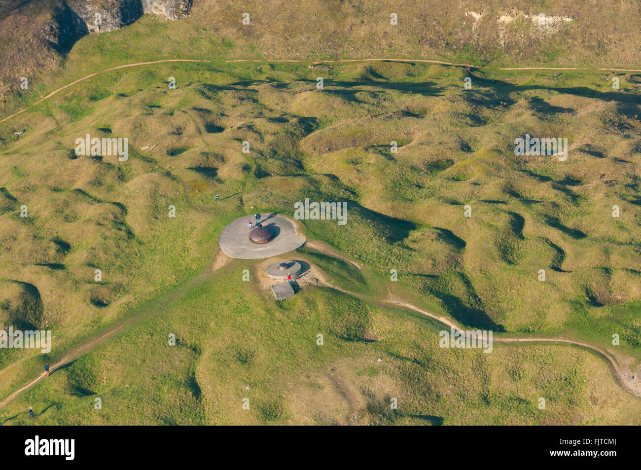 Meuse (55), Verdun, champs de batailles de la 1ere guerre mondiale, Douaumont, fort (vue