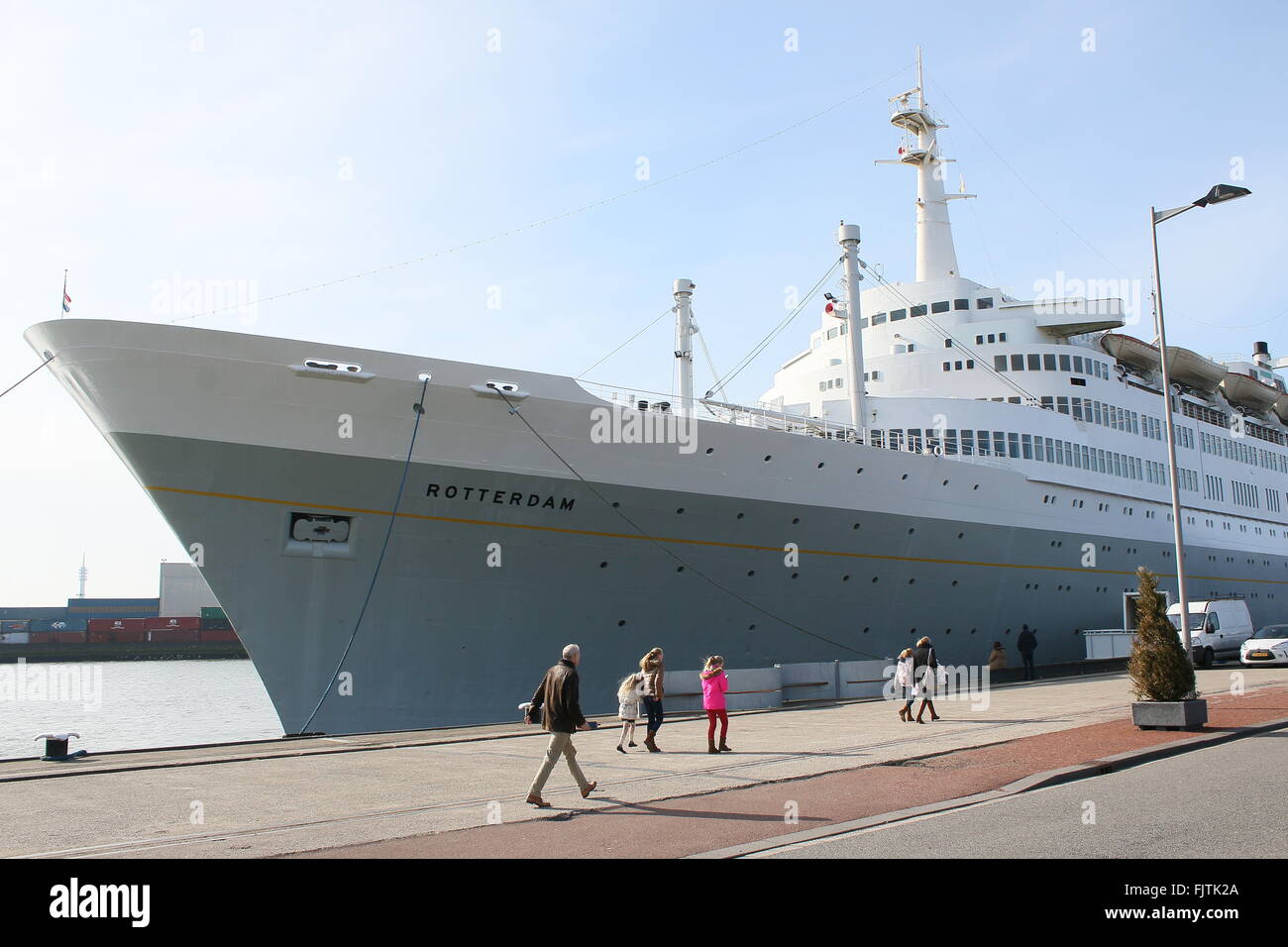 Hotel Ship S.S. Rotterdam, former ocean liner and cruise ...