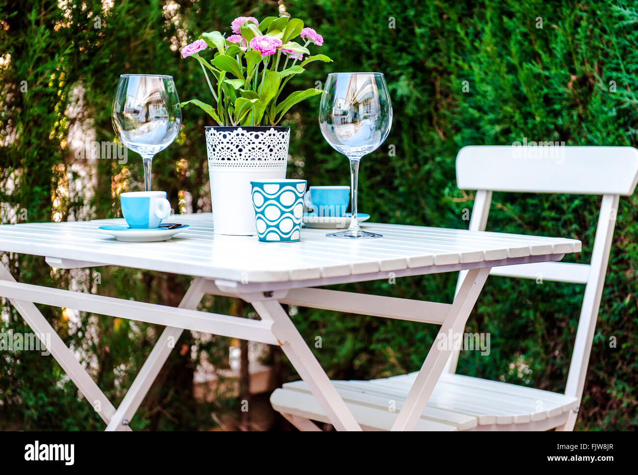 Table setting Stock Photo