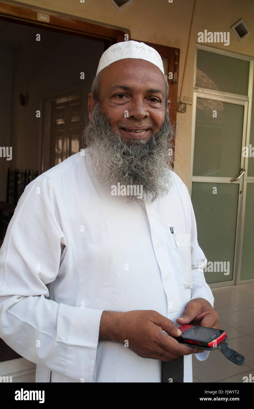Muslim elder at Galle Fort, Sri Lanka Stock Photo - Alamy
