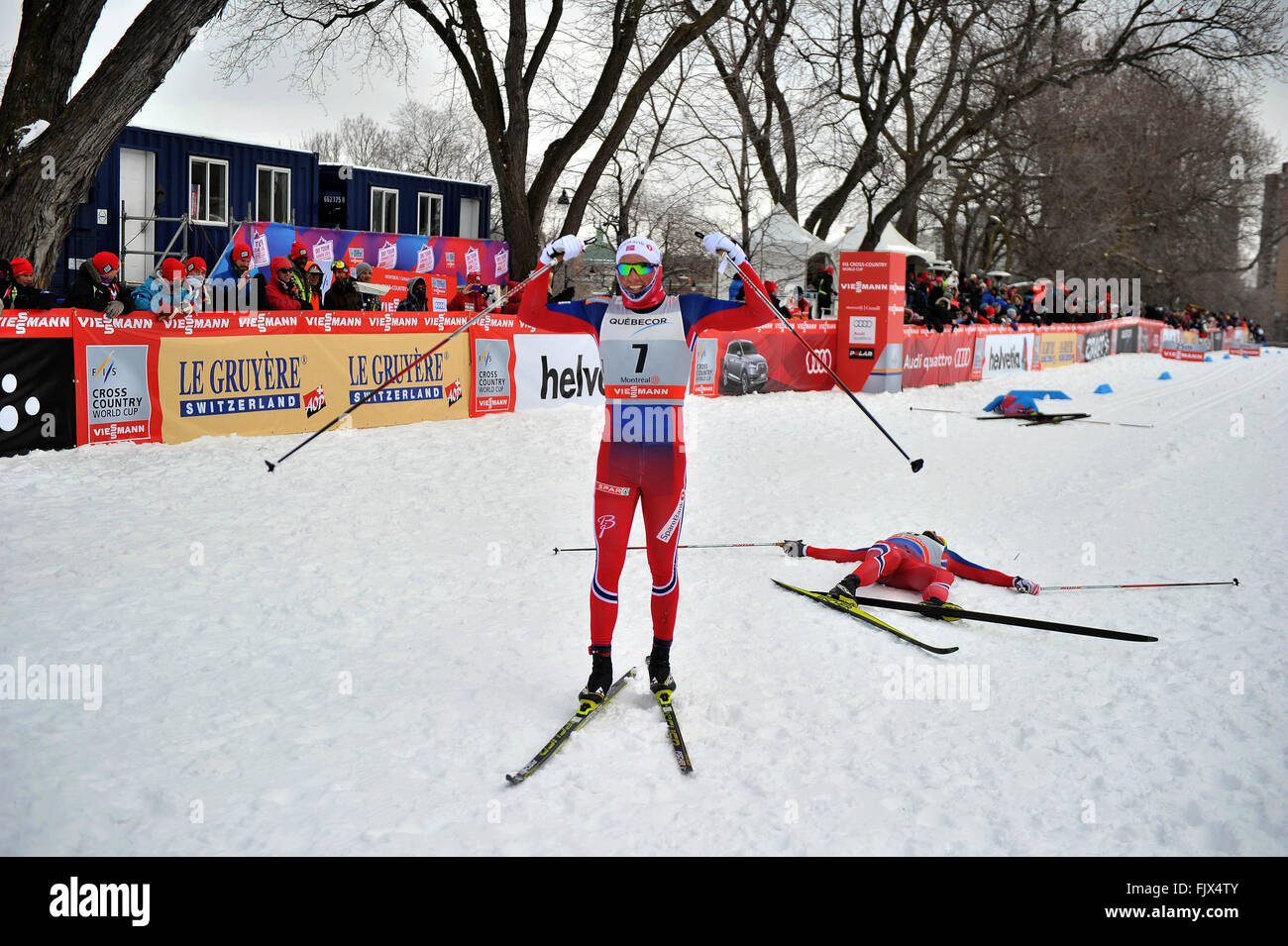 CANADA Montreal March 02 2016 IVERSEN EMIL NORWAY winning the