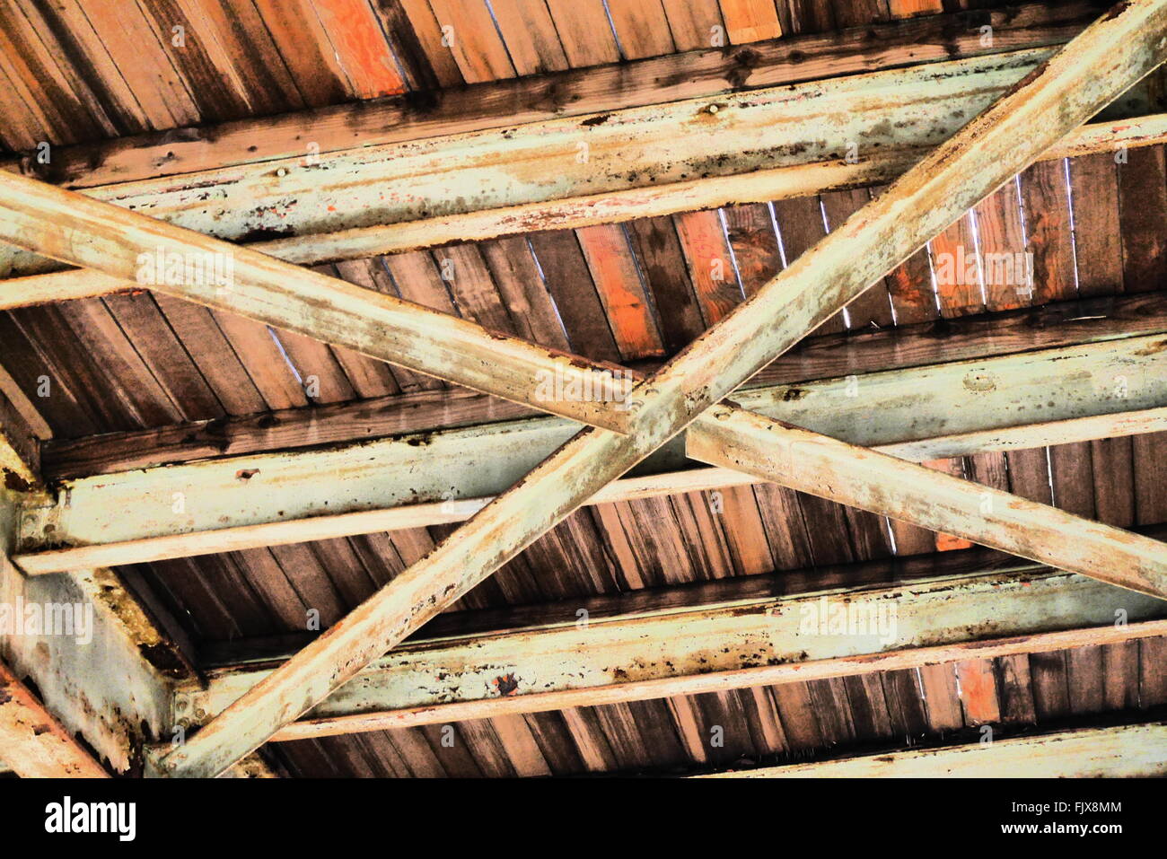Full Frame Shot Of Rusty Ceiling Stock Photo 97693252 Alamy