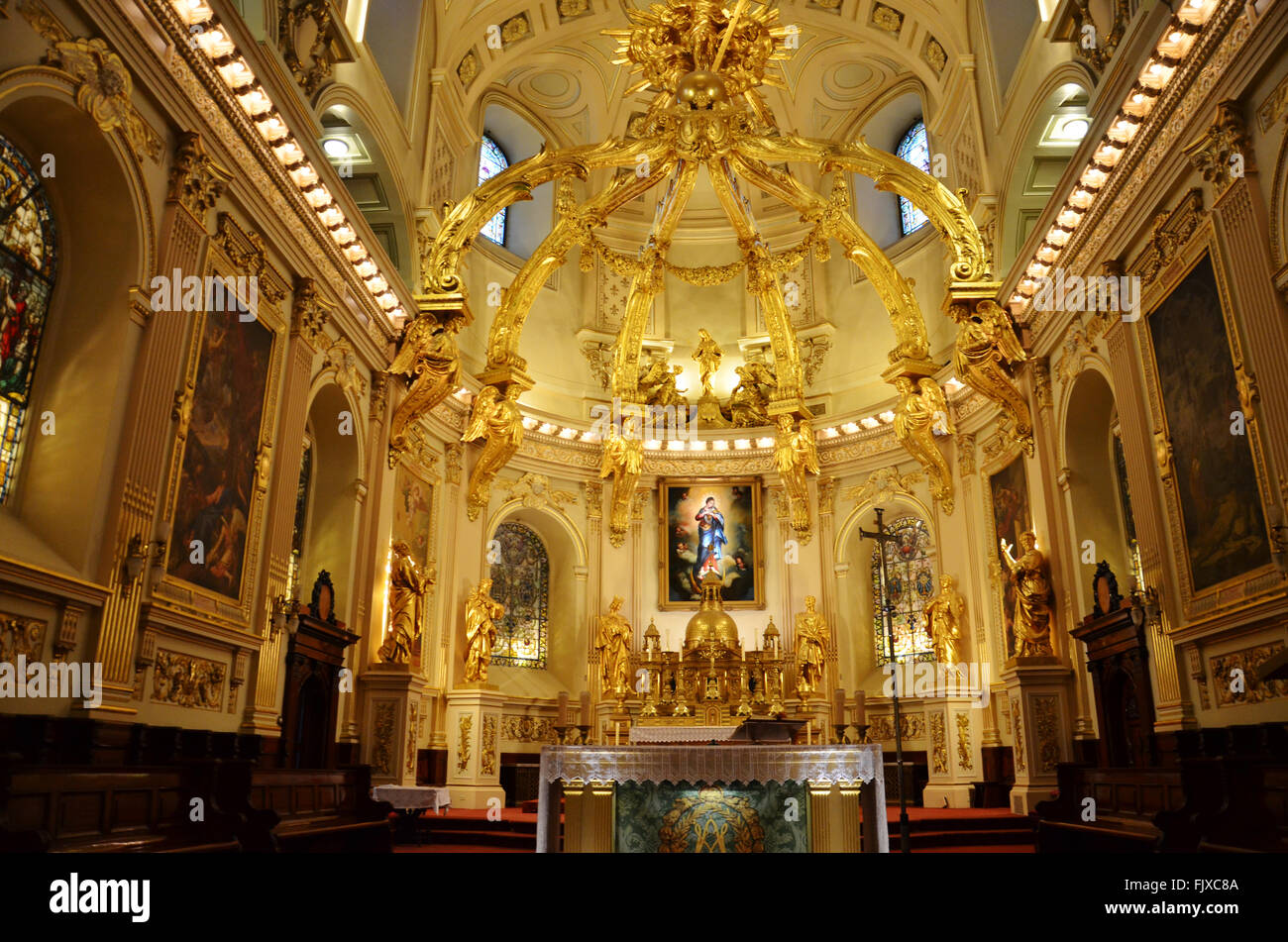 NotreDame de Québec Basilica Cathedral, Quebec City, Quebec, Canada