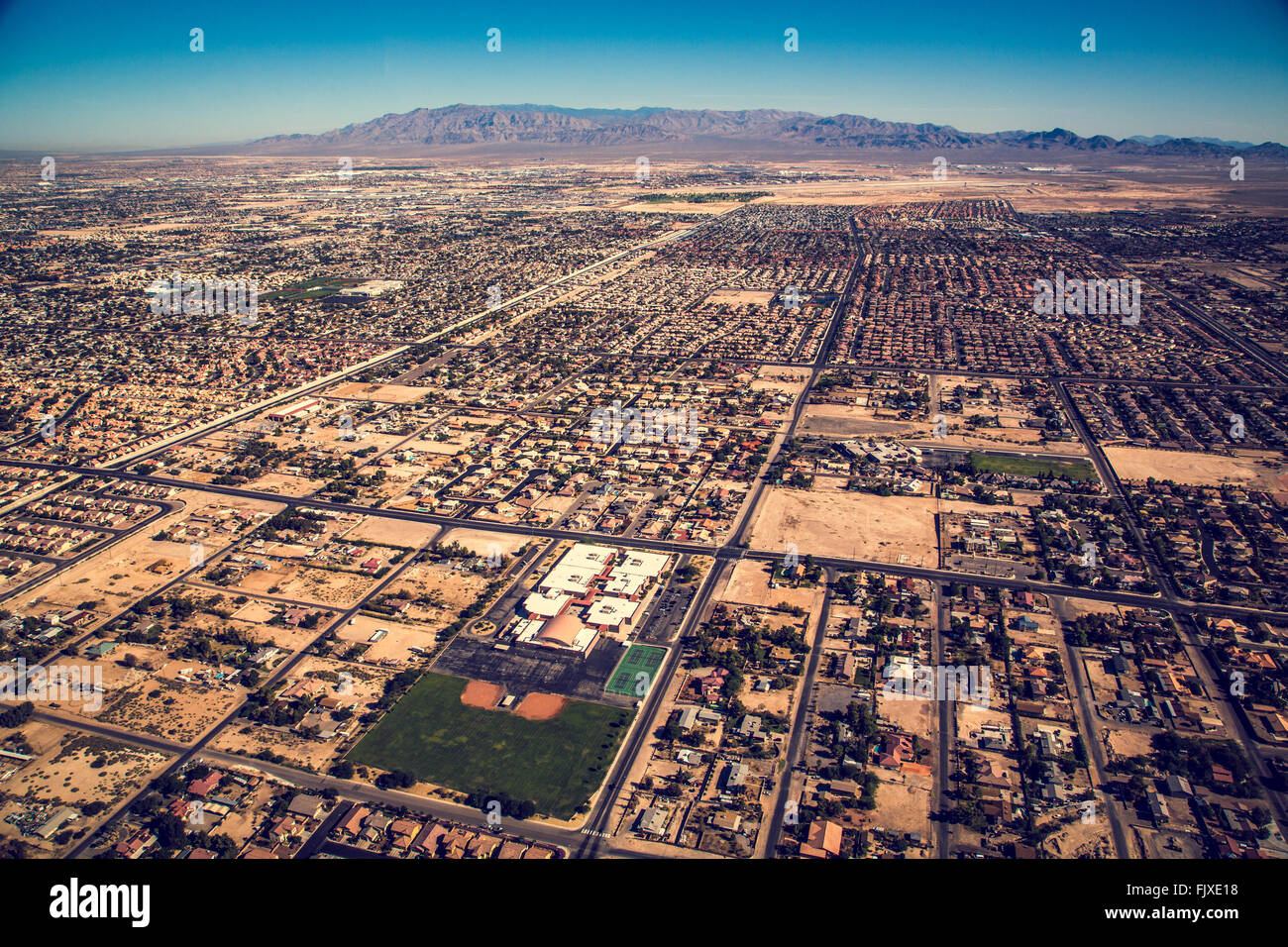 Las Vegas, Nevada. Aerial shots Stock Photo