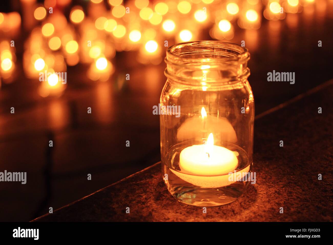 Candle Light Jar