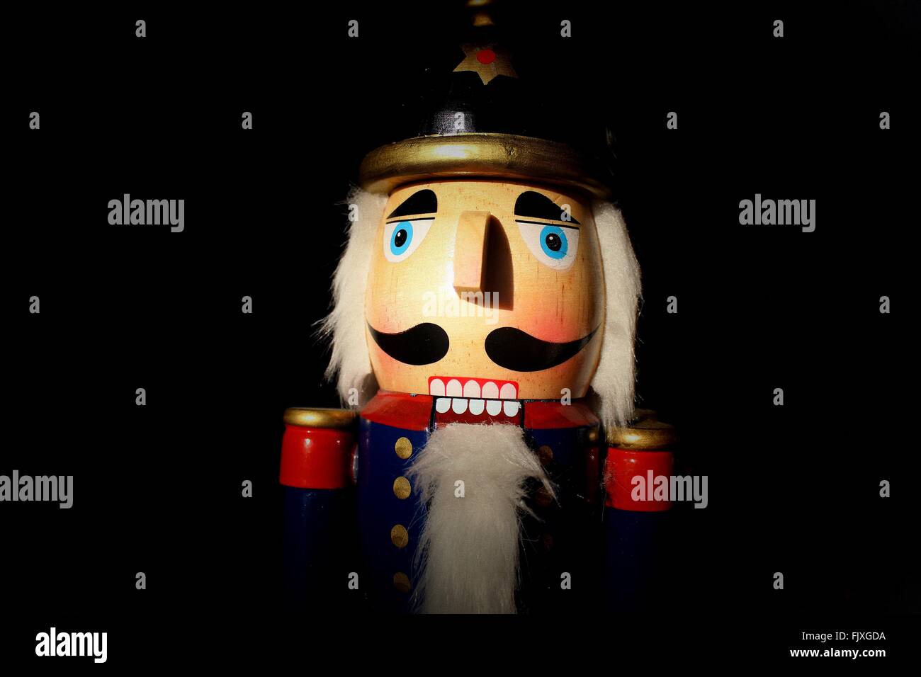 Close-Up Of Toy Soldier Against Black Background Stock Photo - Alamy