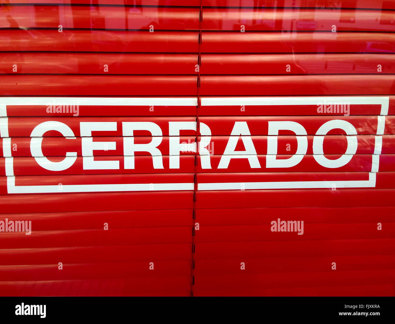 Spanish sign shop hires stock photography and images Alamy