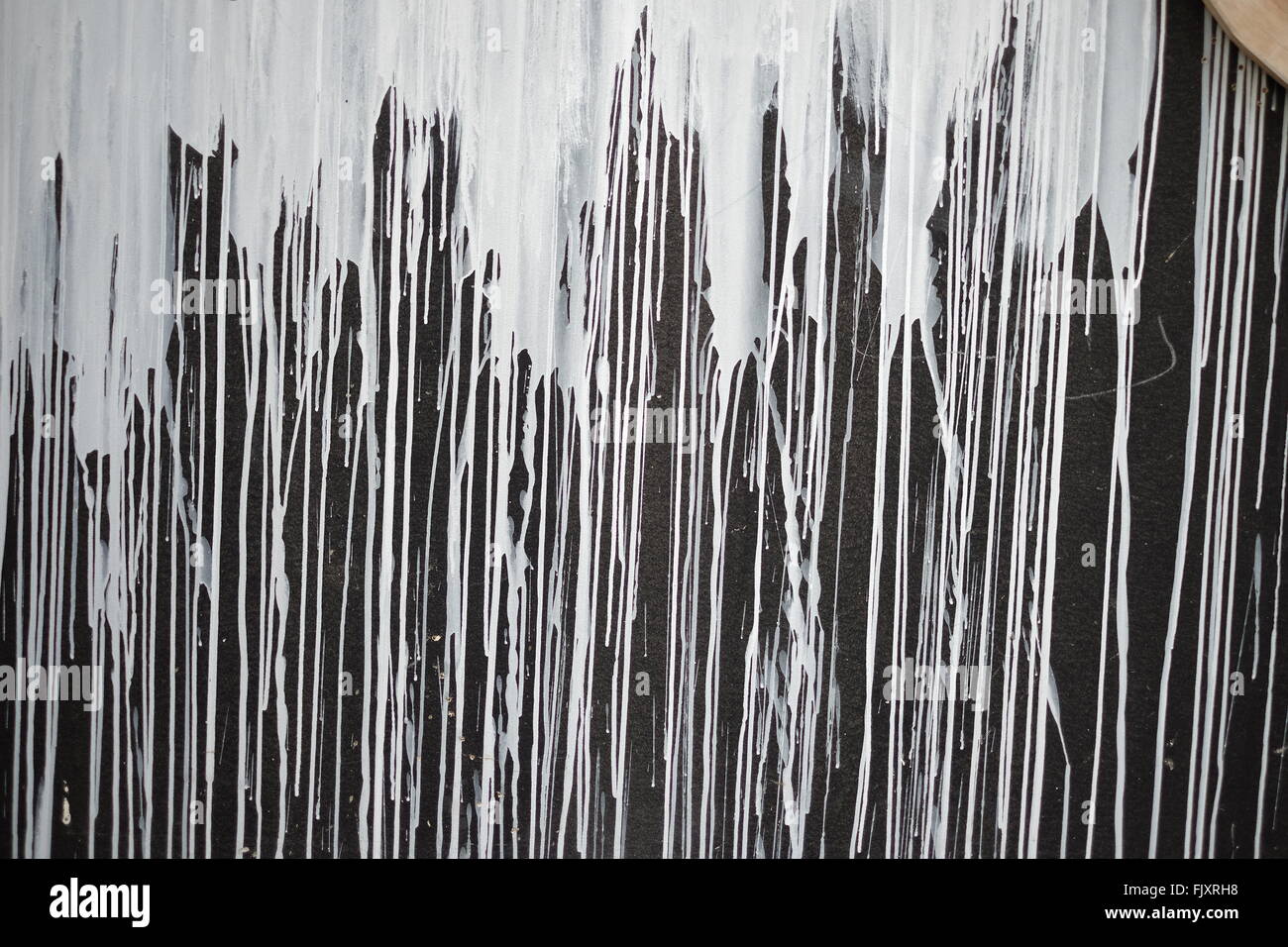 White paint dripping wall architecture hires stock photography and