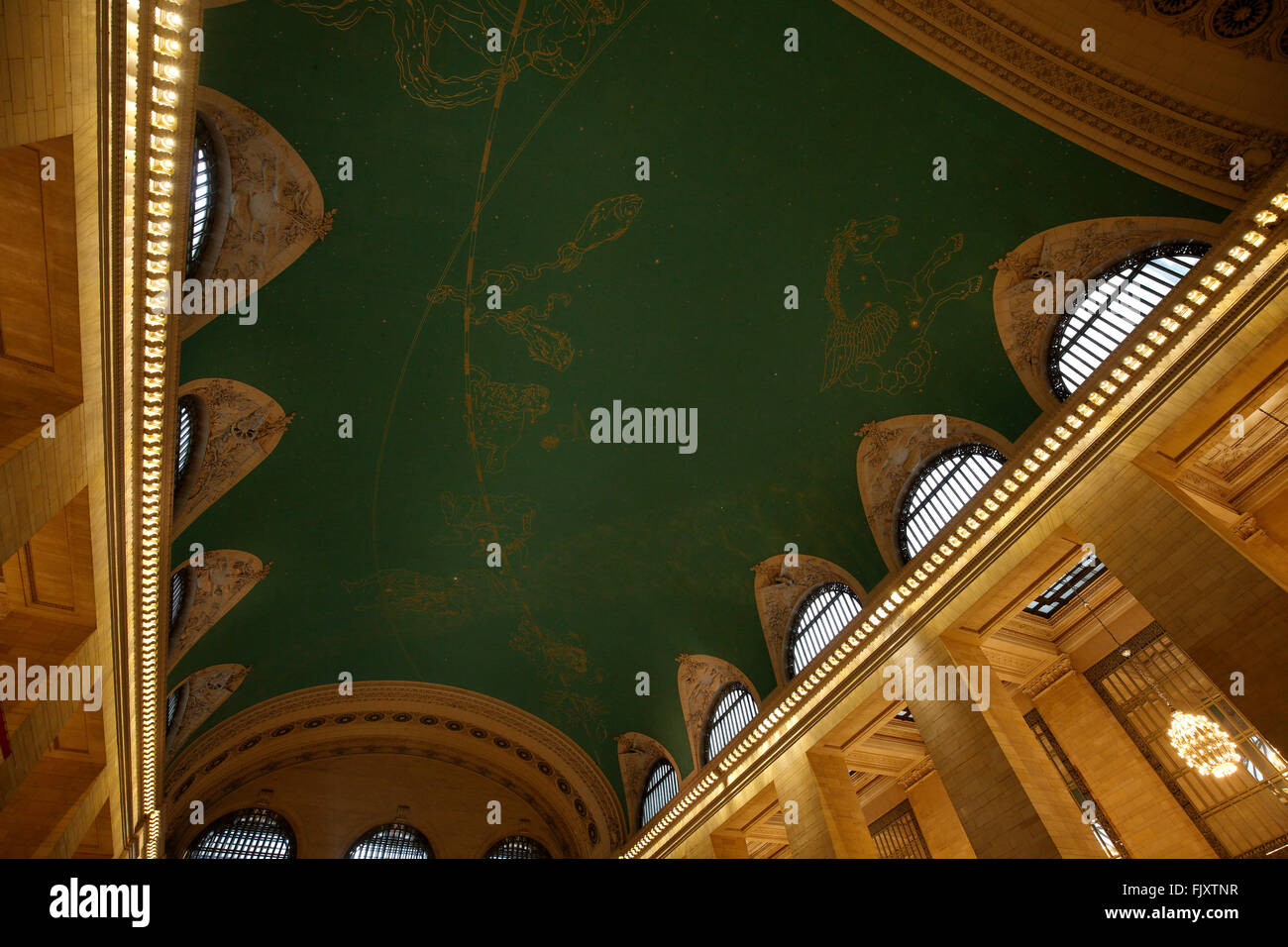 Ceiling With Constellations In Grand Central Station New