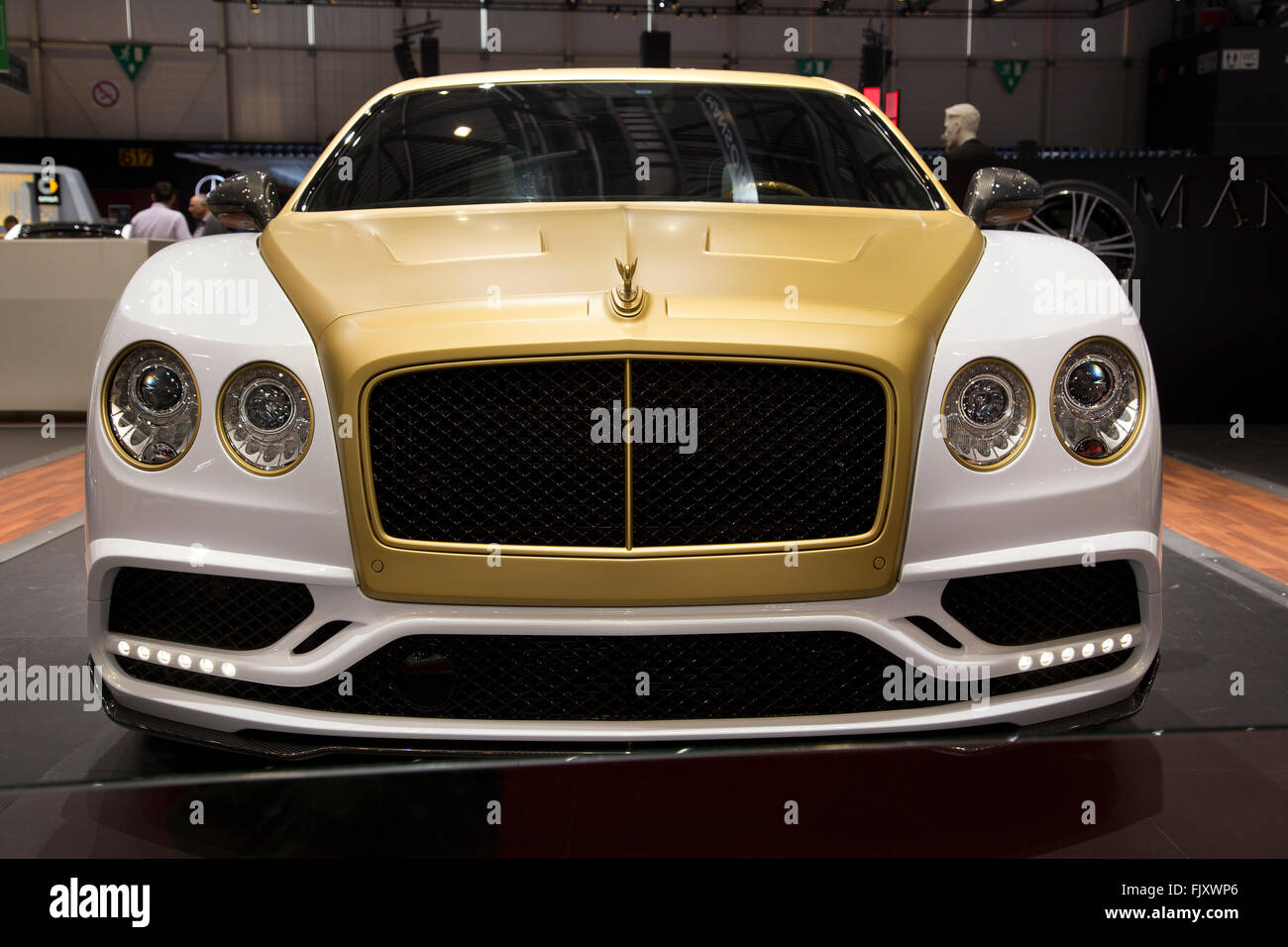 Mansory Bentley Flying Spur at the Geneva Motor Show 2016 Stock Photo