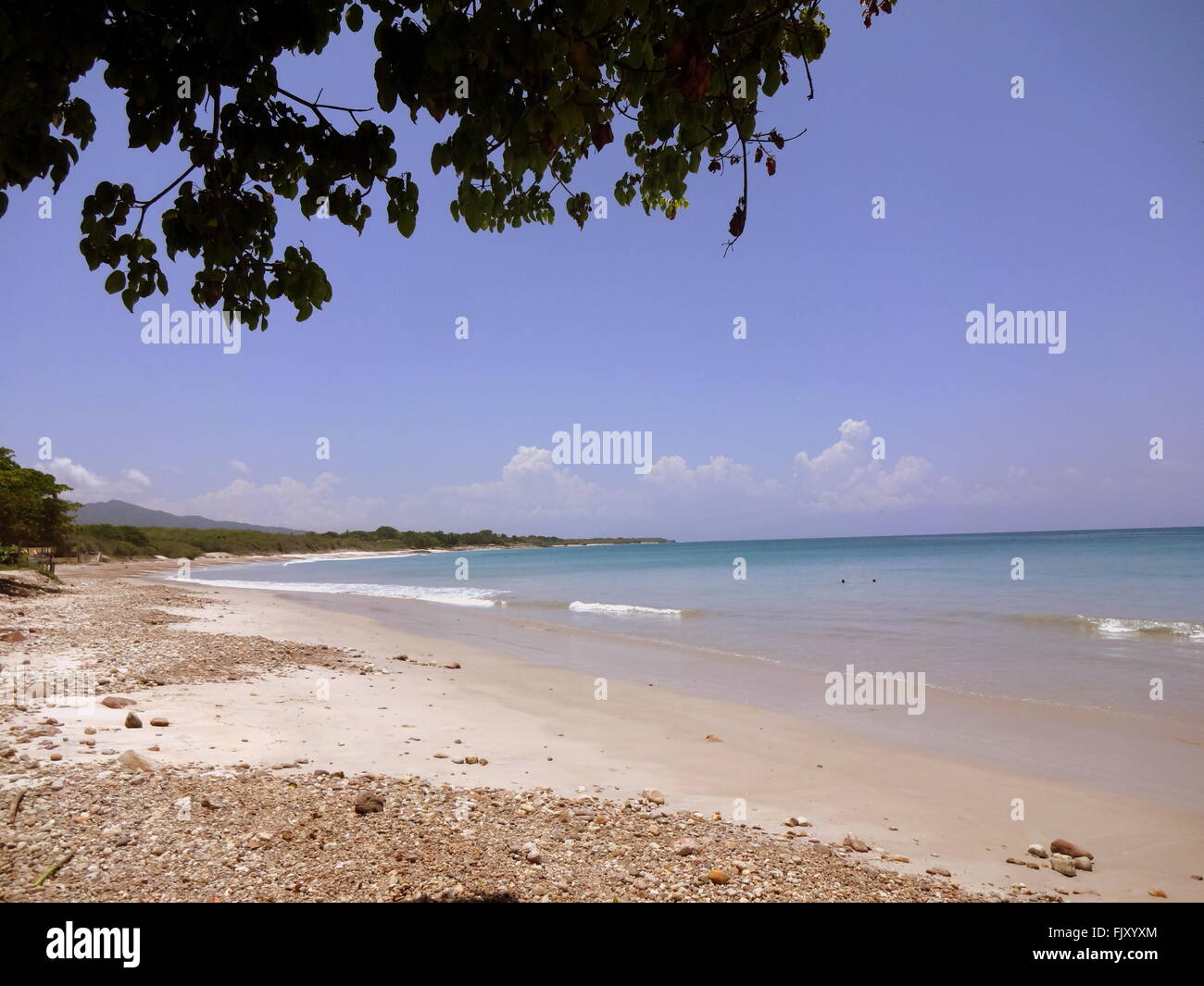 Deserted beach in Punta De Mita, Mexico Stock Photo