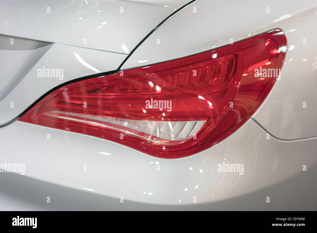 Silver car automobile hi-res stock photography and images - Alamy