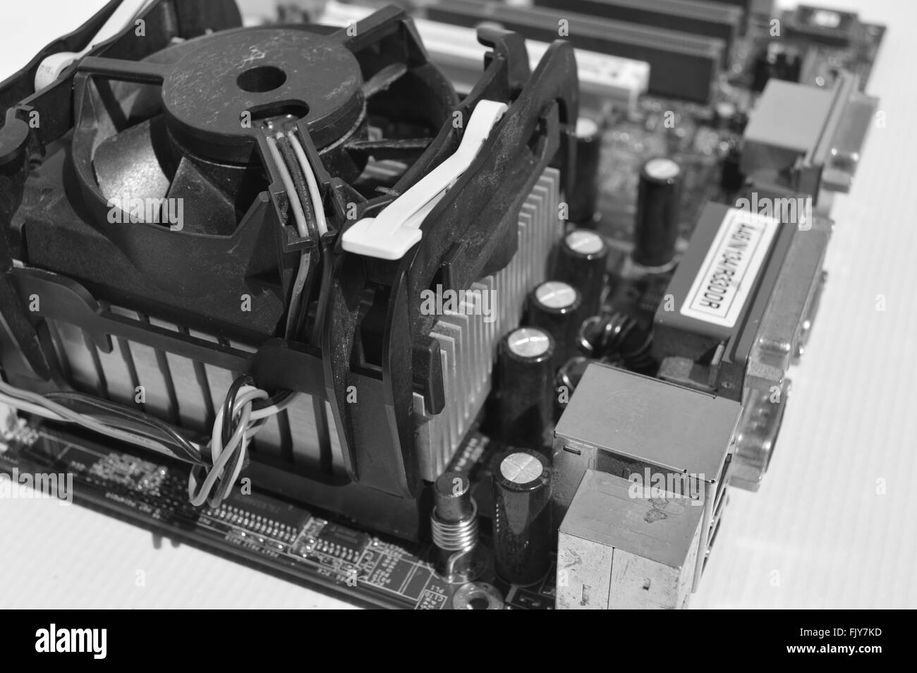 Electronic Mother Board of personal computer Stock Photo Alamy