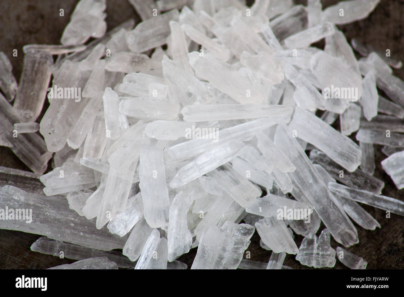Methamphetamine also known as crystal meth Stock Photo