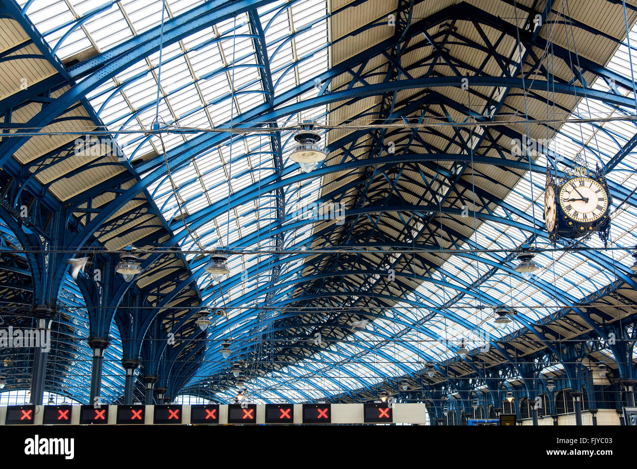 Brighton Station Sussex England Hove Train Stock Photo