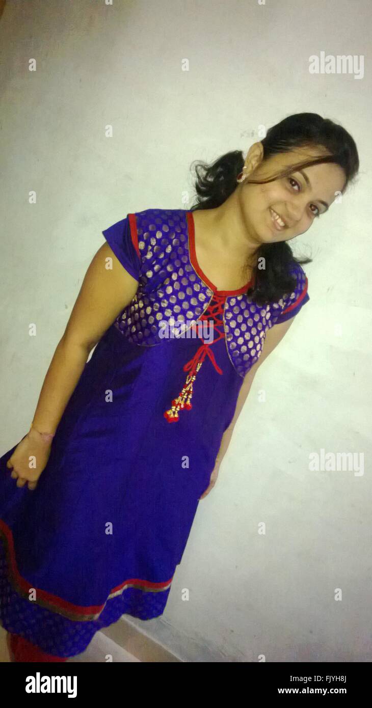 Indian woman smiling hi-res stock photography and images - Alamy