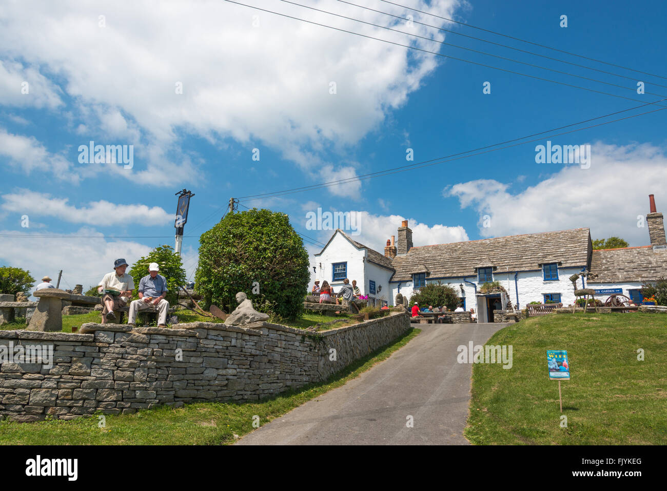 Square and Compass pub, Worth Matravers, Dorset Stock Photo Alamy