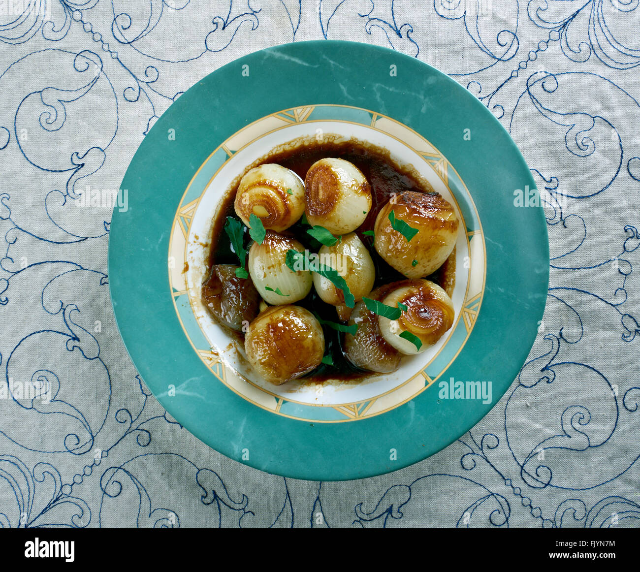 Onions in a Balsamic Vinegar. close up Stock Photo Alamy