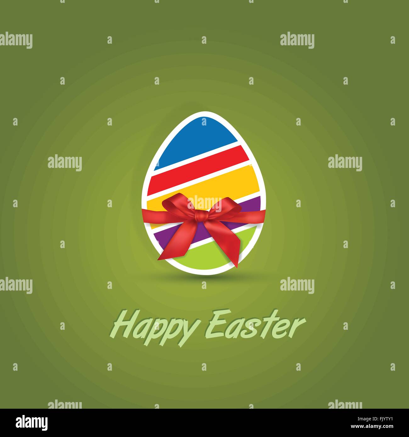 Easter egg greeting card Stock Vector Image & Art Alamy