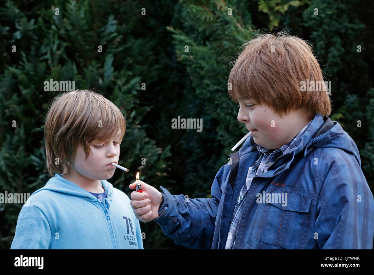 children smoking Stock Photo 97728559 Alamy