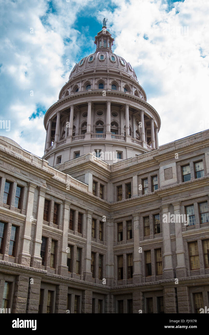 The State Capitol building in Austin, Texas Stock Photo