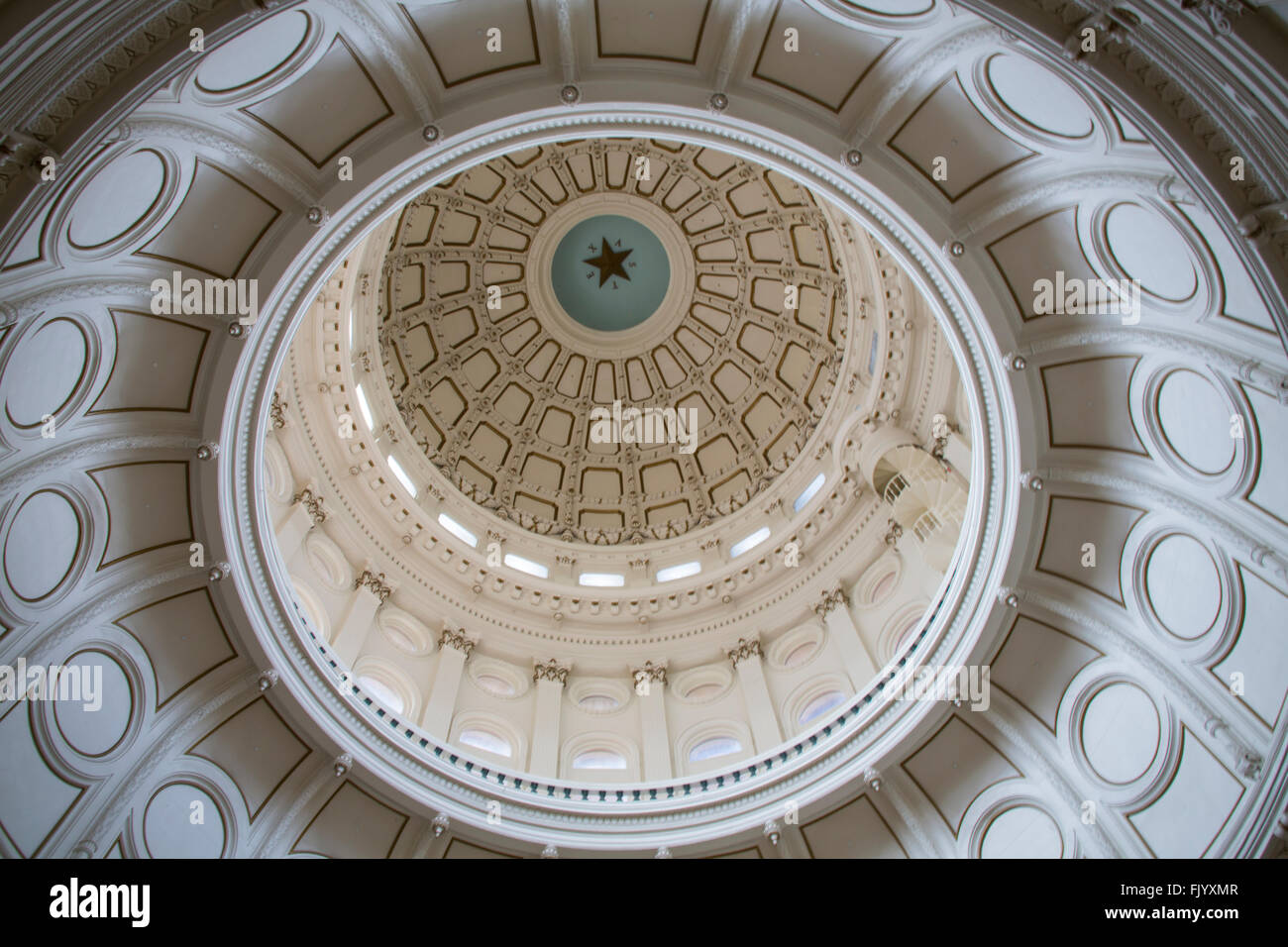The Dome Inside The Texas State Capitol Building In Austin