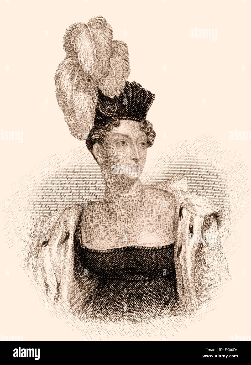 Princess Charlotte Augusta of Wales, 1796 1817, the only child of King