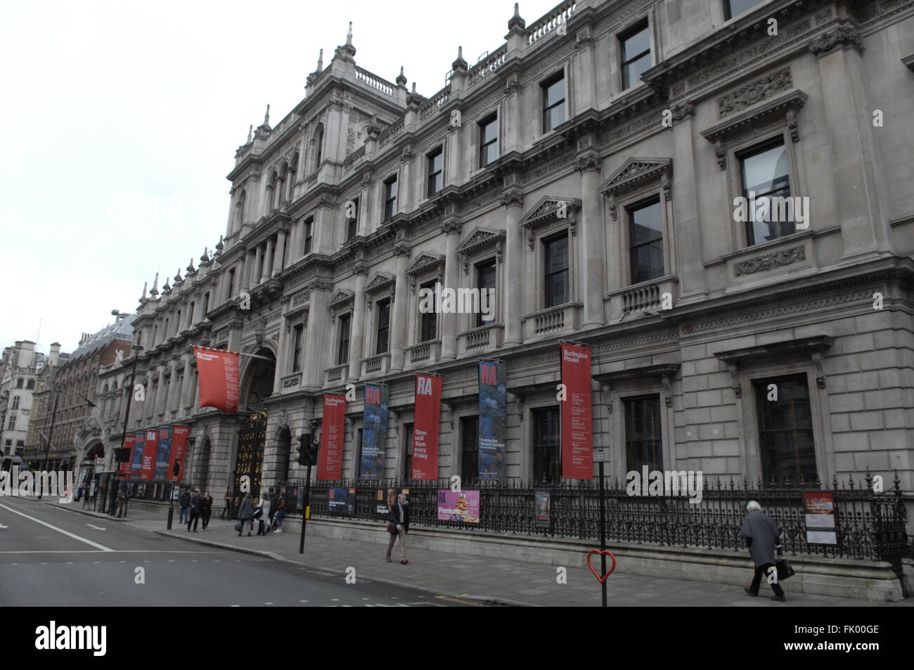 The Royal Academy,Piccadilly,London,England Stock Photo