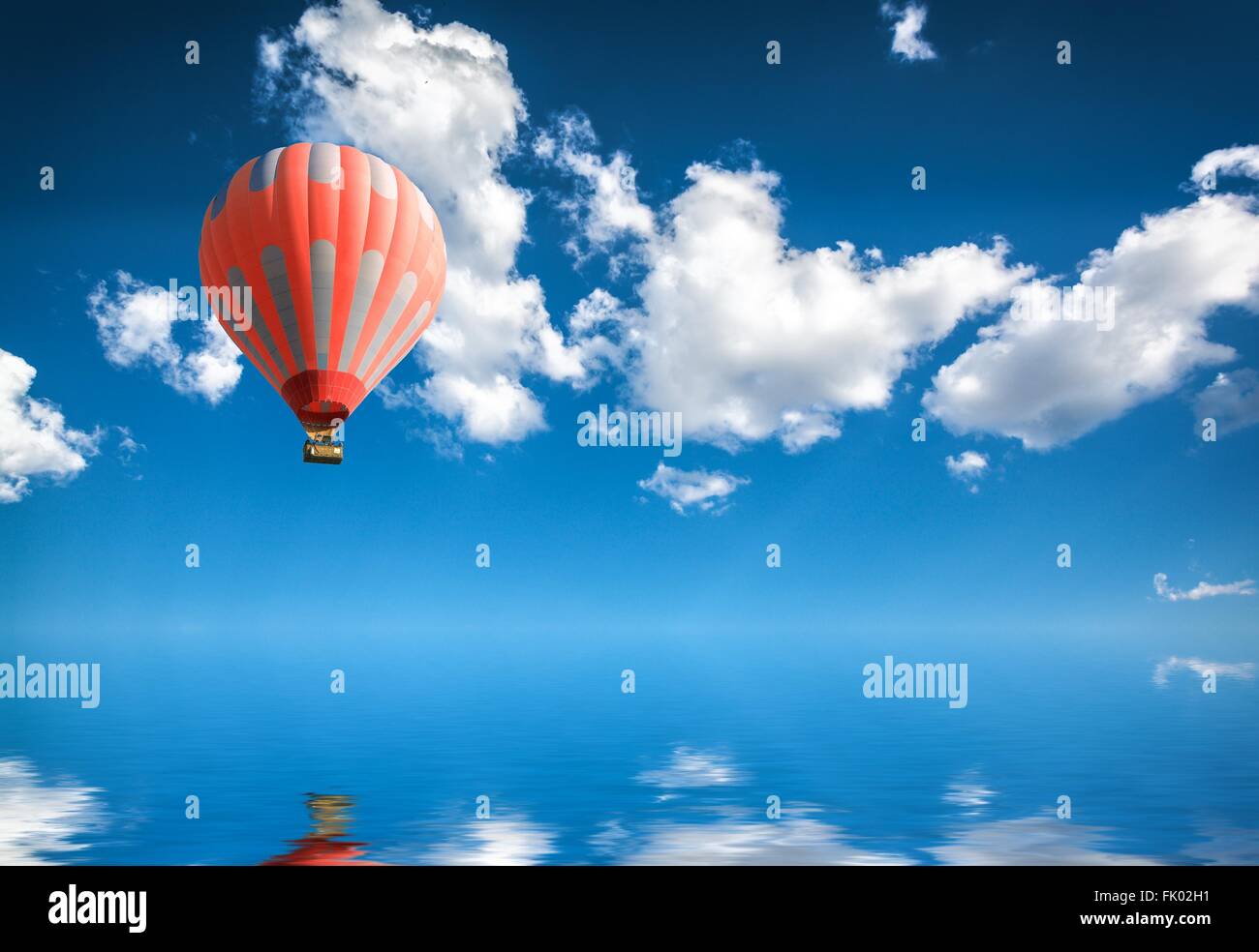 hot air balloon Stock Photo