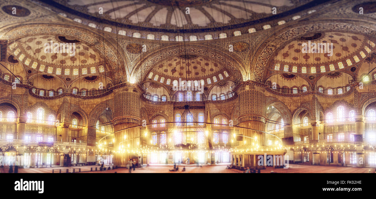 Blue Mosque Sultan Ahmet Cami Stock Photo