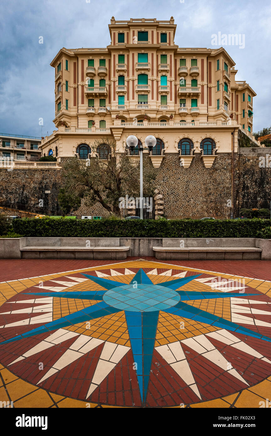 Italy Liguria Genoa Albaro Corso Italia Stock Photo