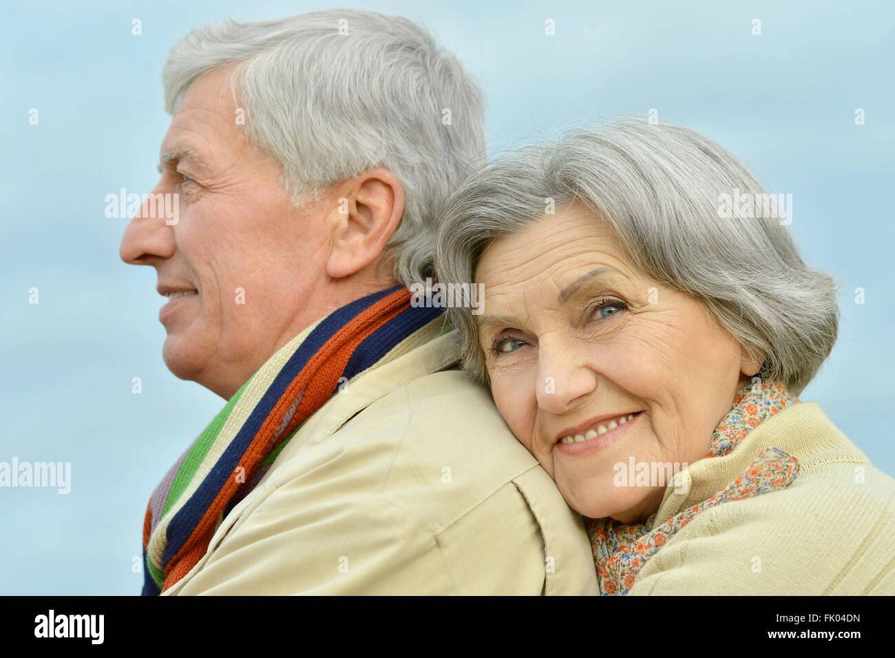 Beautiful senior couple Stock Photo