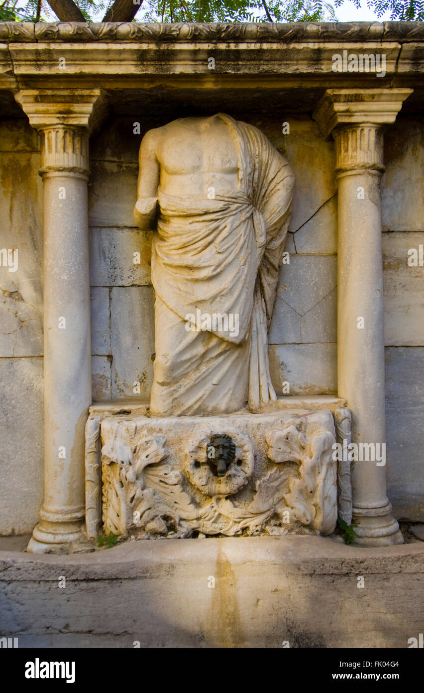 Griechenland, Kreta, Heraklion, venezianischer Bembo-Brunnen an der Platia Kornarou Stock Photo